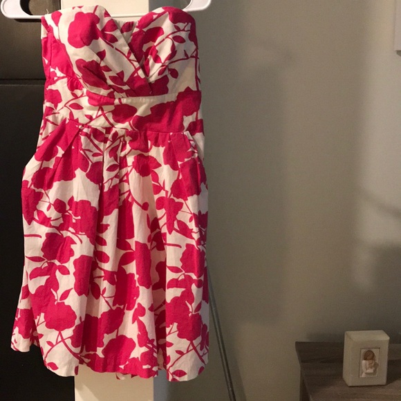 Strapless Floral Dress - Picture 4 of 4
